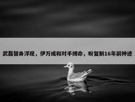 武磊替身浮现，伊万或和对手搏命，盼复制16年前神迹